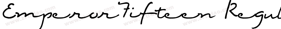 EmperorFifteen Regular字体转换